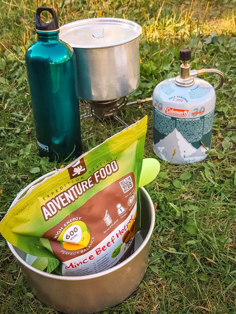 Mit Gas kochen